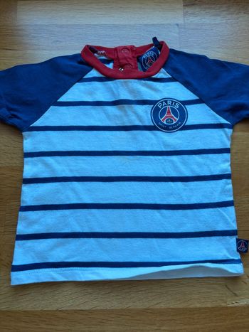 T-shirt MC PSG 6 mois garçon