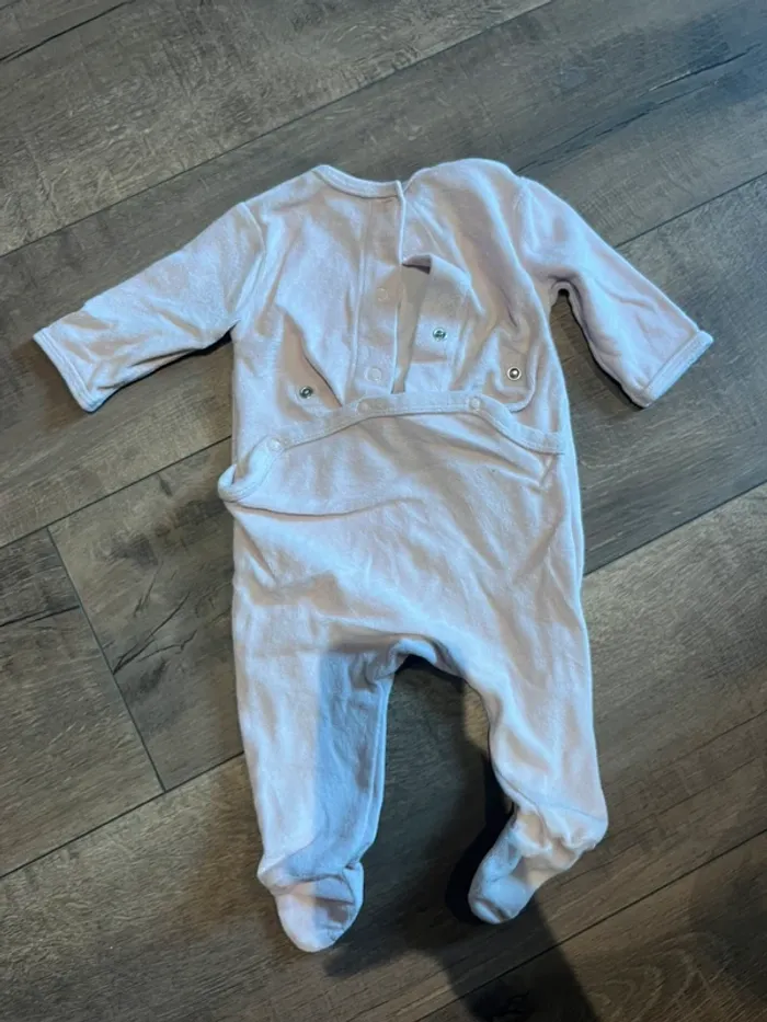 Pyjama rose pale 3 mois - photo numéro 4