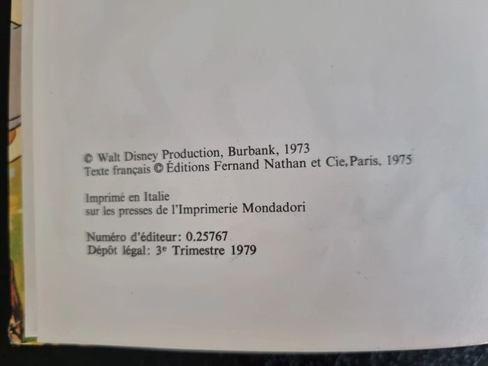 Lot de 2 livres anciens Disney - photo numéro 11