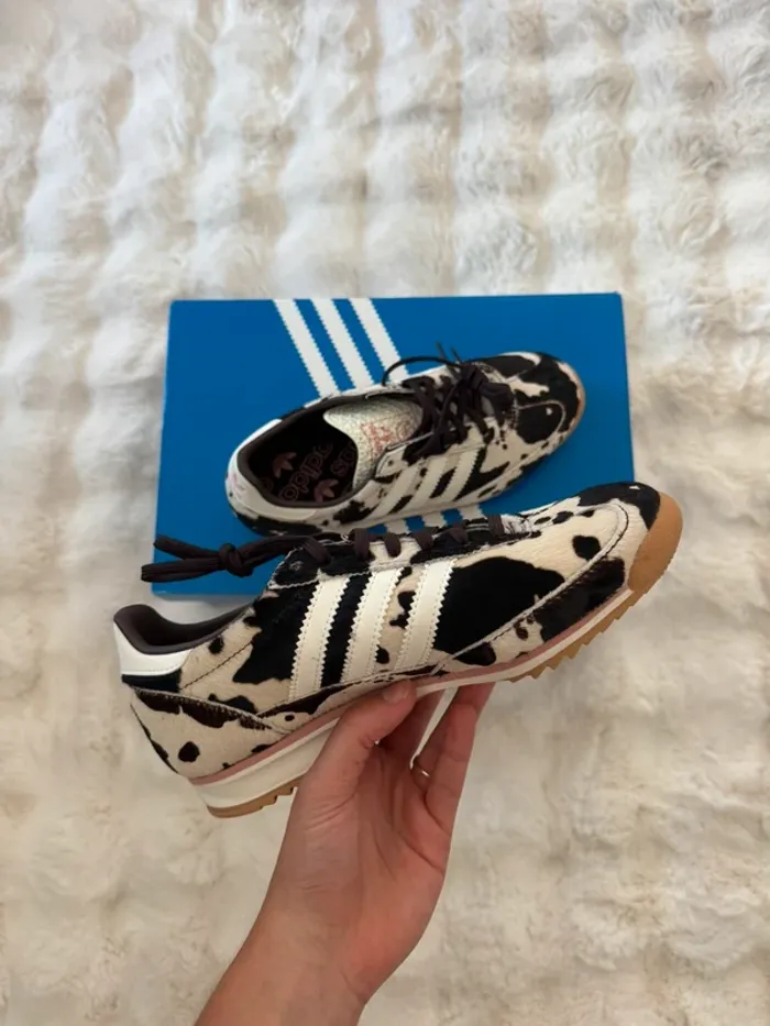 Exclusivité ASOS - adidas Originals - SL 72 OG - Baskets - Imprimé vache - photo numéro 3