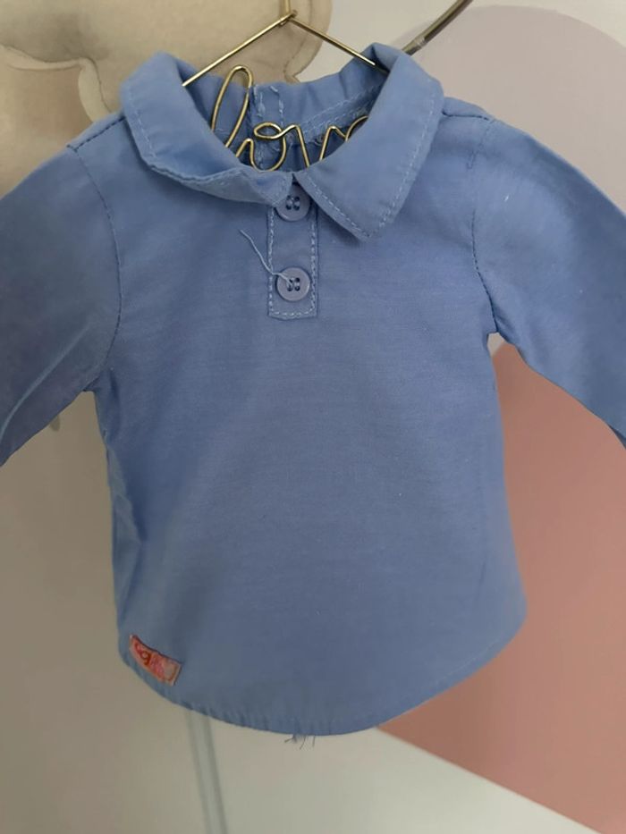 Vêtements poupée 36 cm/ robe chemise - photo numéro 8