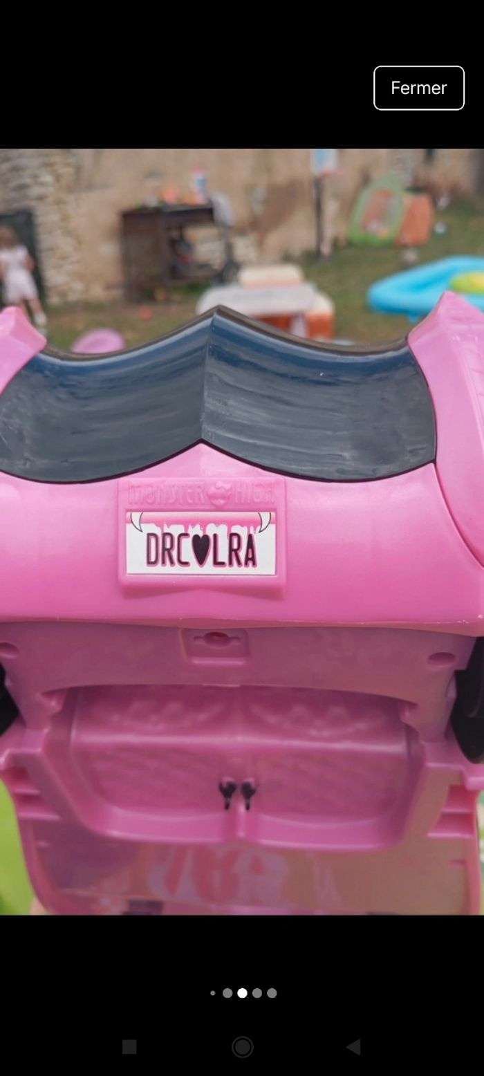 Voiture poupée Monster high j28 - photo numéro 8