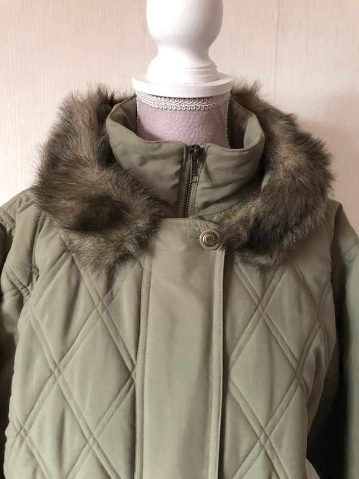 🍁🍃Parka vintage années 90 kaki vert olive green vintage 90s parka🍃🍁 - photo numéro 10