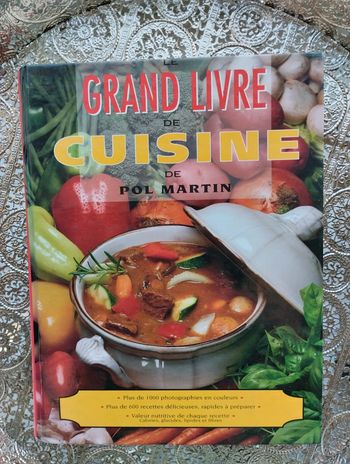 Livre Le grand livre de cuisine 💛