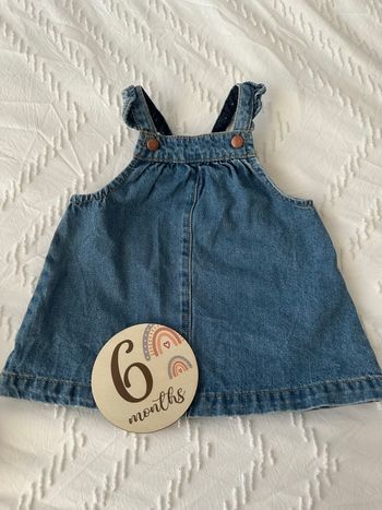 Robe en jean 6 mois.