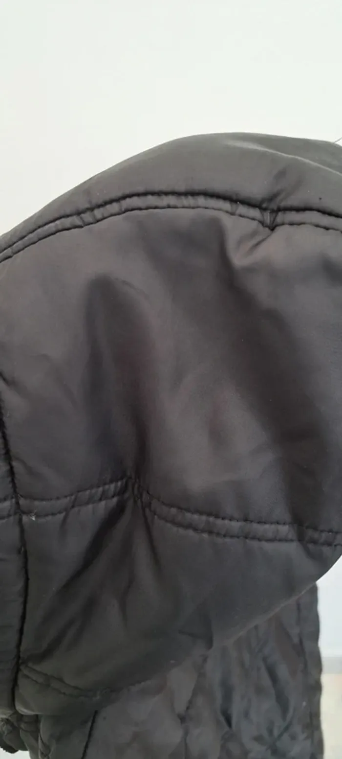 Veste doudoune noire - taille 164cm - doublure chaude - automne hiver printemps - photo numéro 6