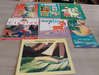 Lot de 7 livres enfants divers