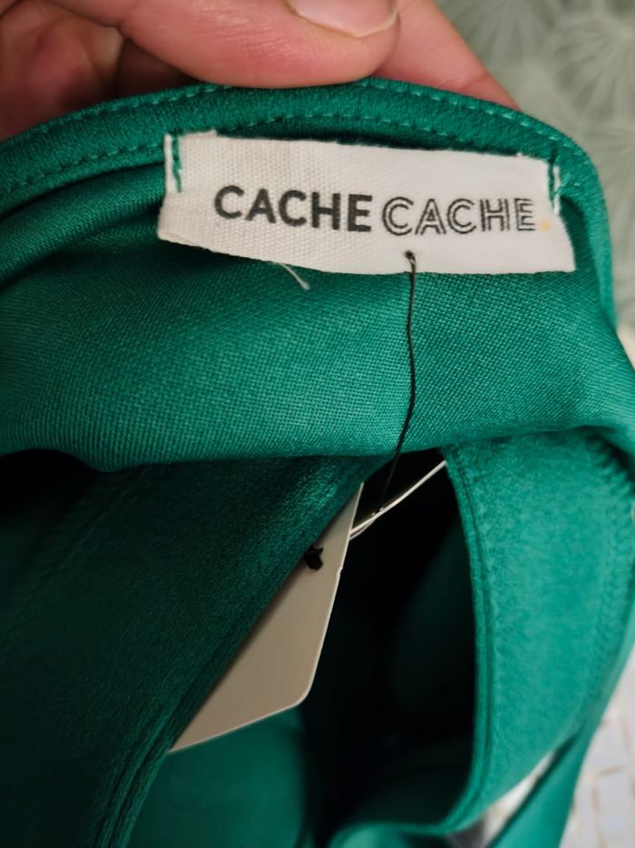 Robe verte patineuse cache cache neuve avec étiquette - photo numéro 7