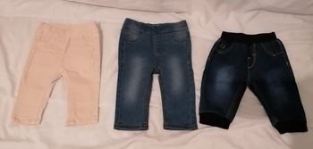 Lot pantalons fille 3 mois 