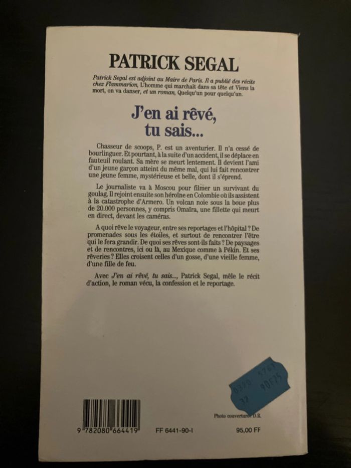 Livre. J'en ai rêvé, tu sais. - photo numéro 2