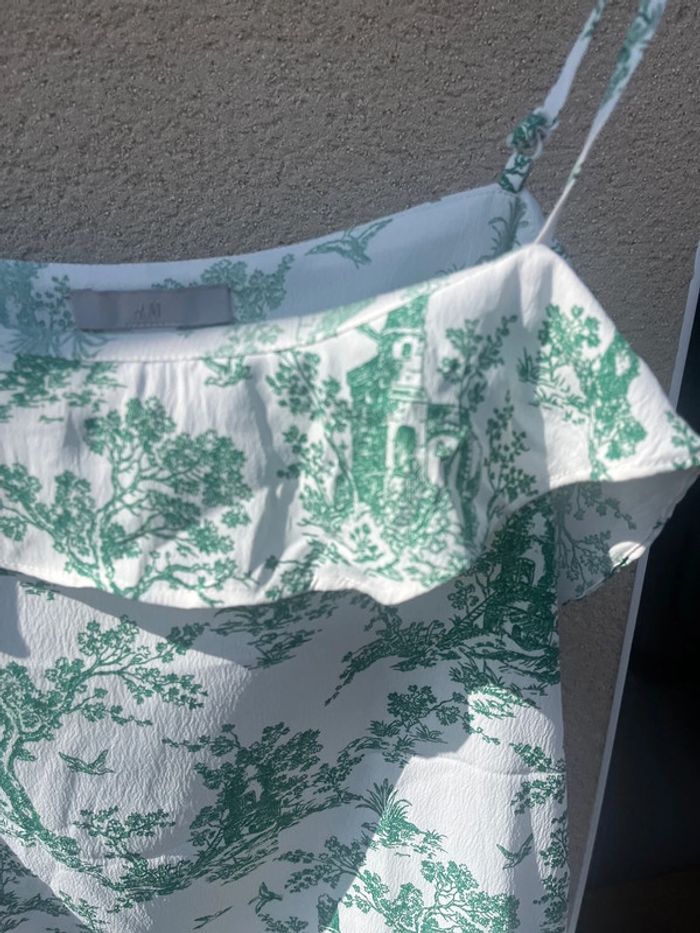 Débardeur, vert et blanc - photo numéro 2