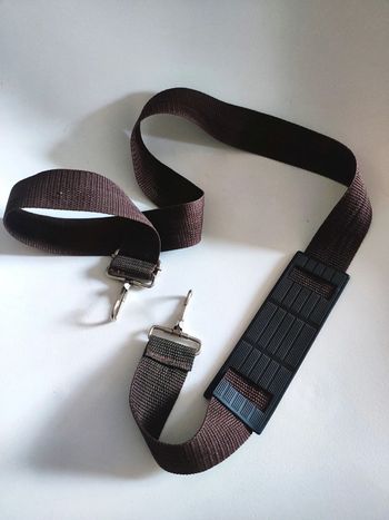 Lanière sac bandoulière marron / réglable