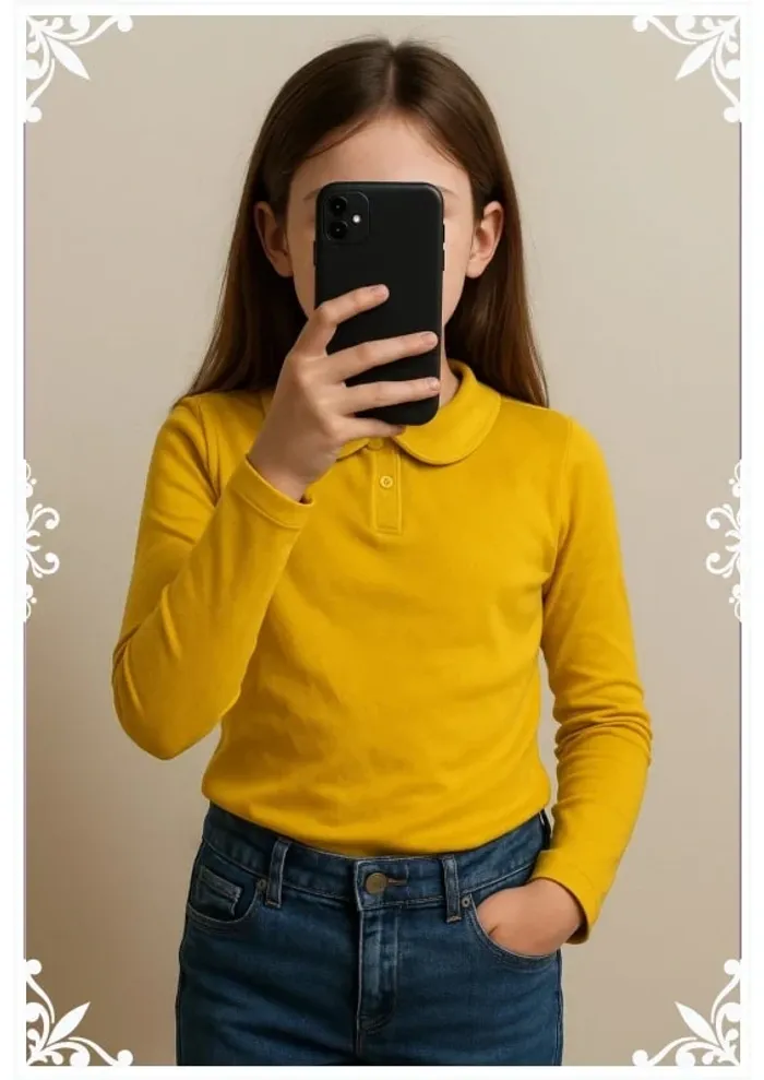 T-shirt moutarde taille 12 ans enfant fille Kiabi - photo numéro 2