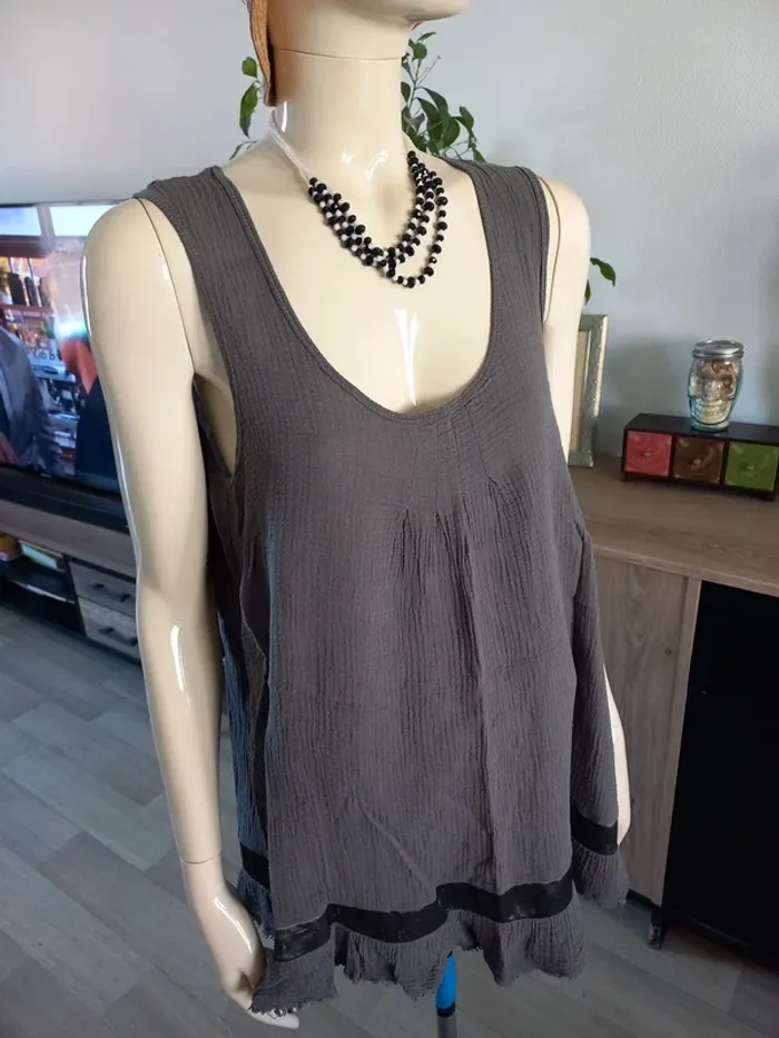 Débardeur tunique femme T. M/L - photo numéro 2