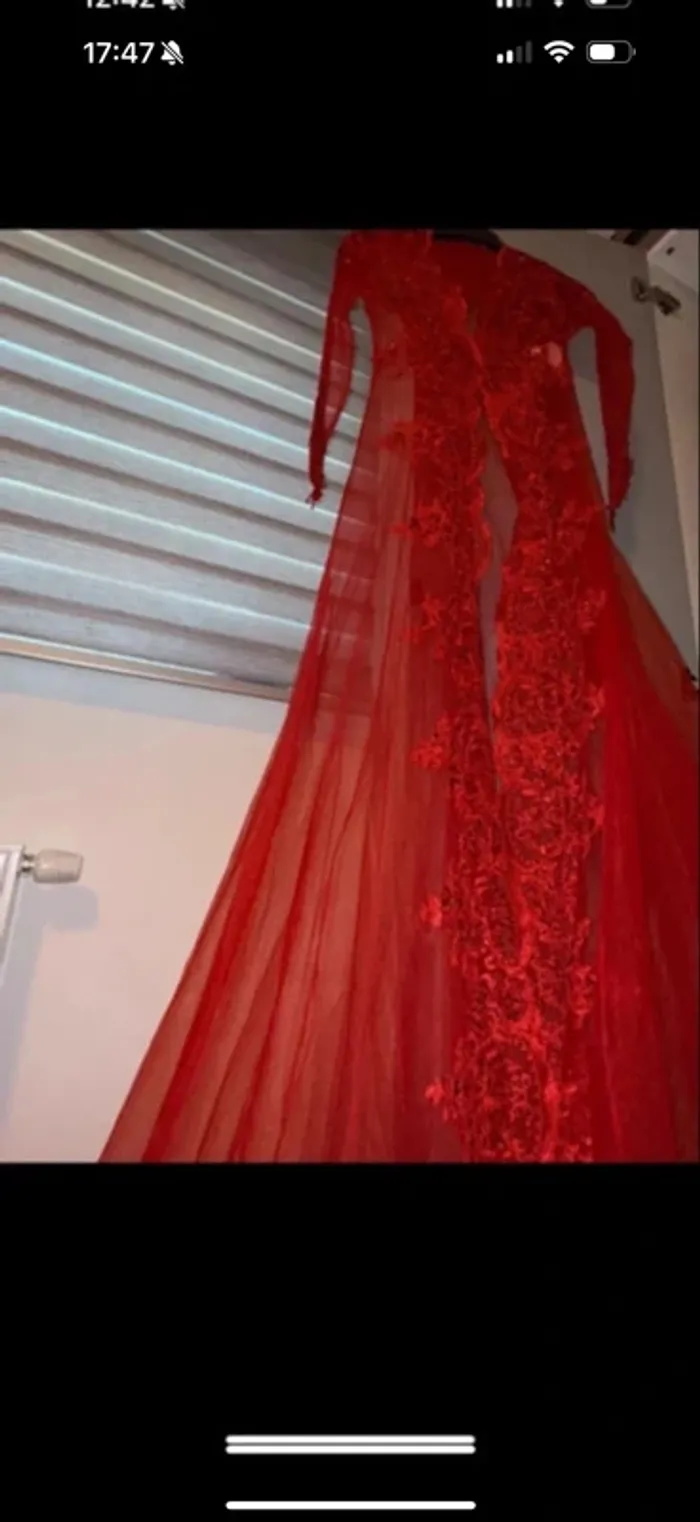 Caftan pour le hené a mettre sur la robe de marié xs - photo numéro 7