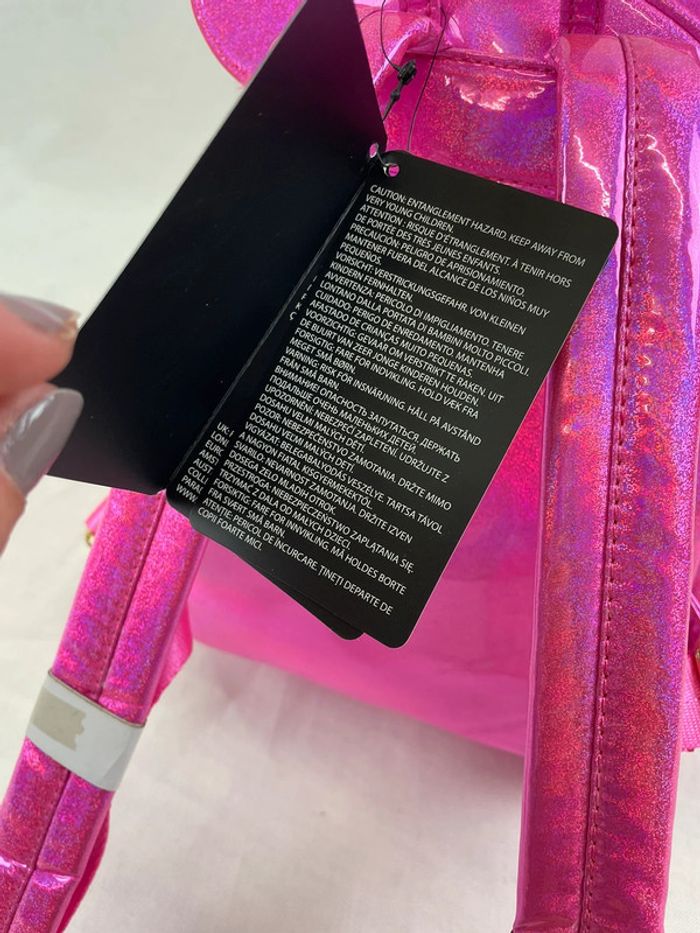 Sac à dos Loungefly mini backpack disney minnie rose sequin glitter édition limitée - photo numéro 10
