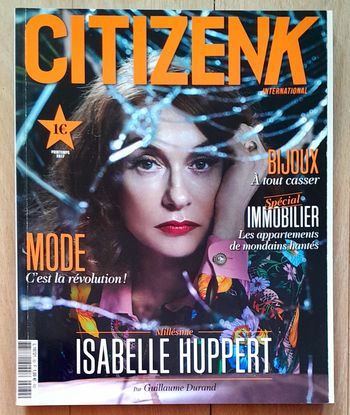 Magazine Citizenk international femme mode n°82 printemps 2017 spécial Isabelle Huppert