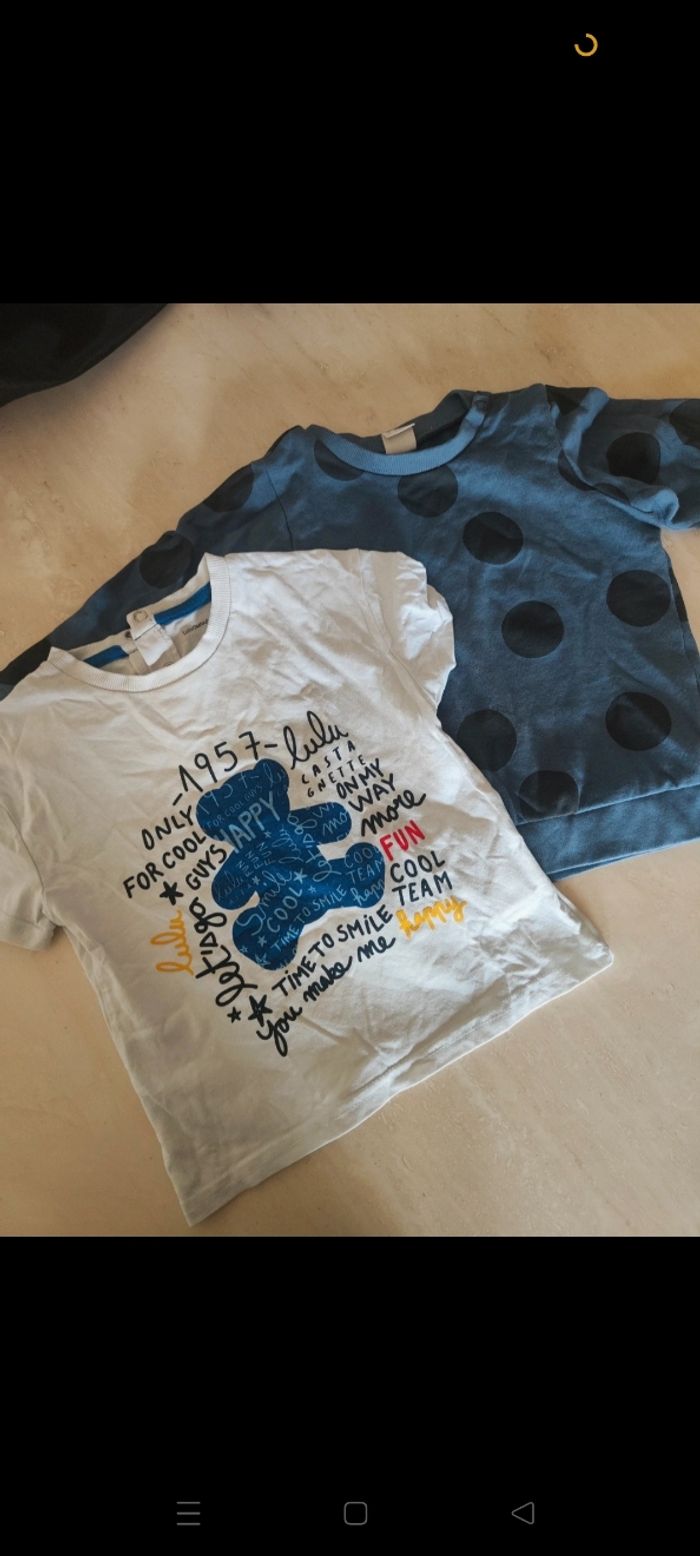 Lot de vêtements garçon 18 mois mi saison et short - photo numéro 3