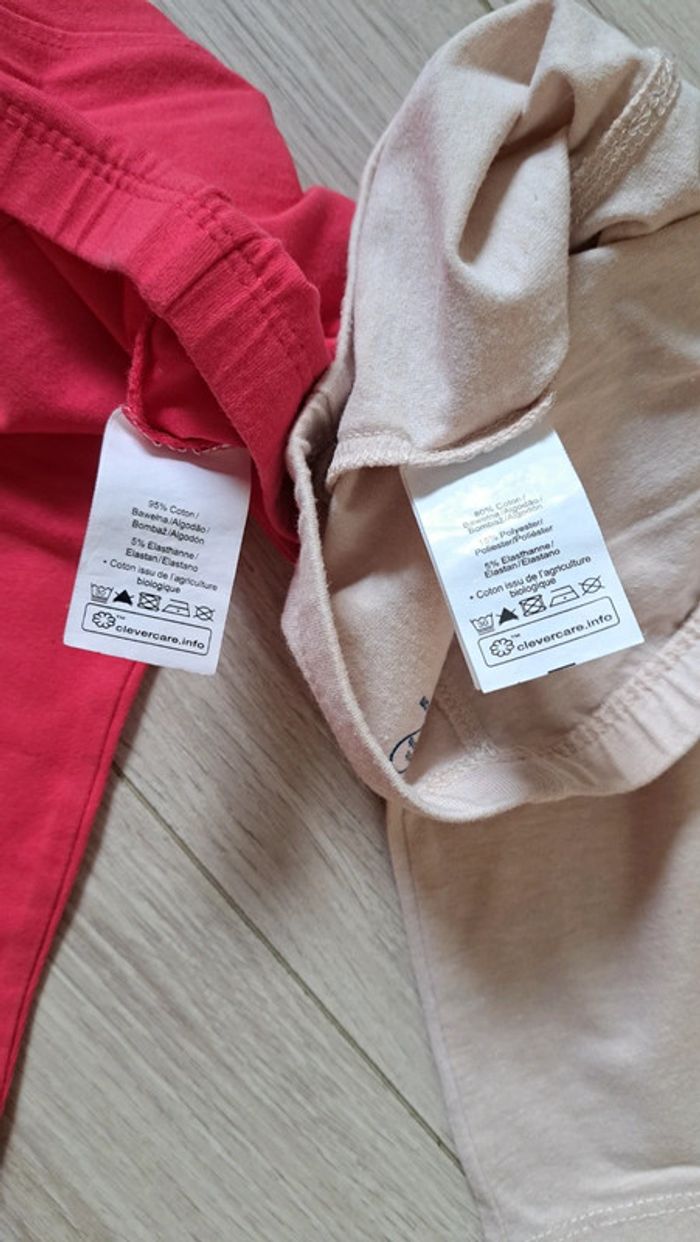 lot 2 leggings mots d enfants 18mois 👶 - photo numéro 3