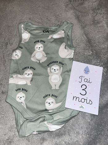 Body C&A paresseux yoga 2-3M