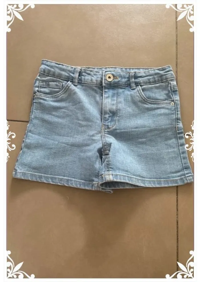 Short en jean fille Inextenso – Taille 10 ans (138-143 cm) 🌈 - photo numéro 2
