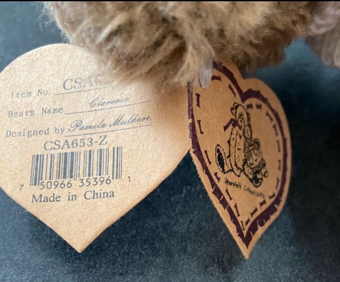 Ours en peluche Clarence de Heartfelt Collectibles - photo numéro 5