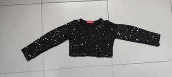 Gilet court à paillettes 5 ans