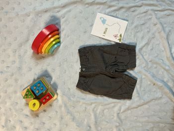 pantalon doublé taille élastique pressions entre les jambes 1 mois kitchoun