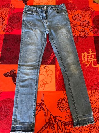 Jean étoile et strass