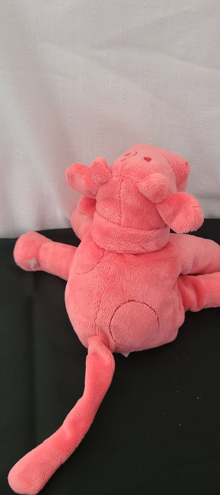 Doudou peluche vache rose noukie's - photo numéro 2