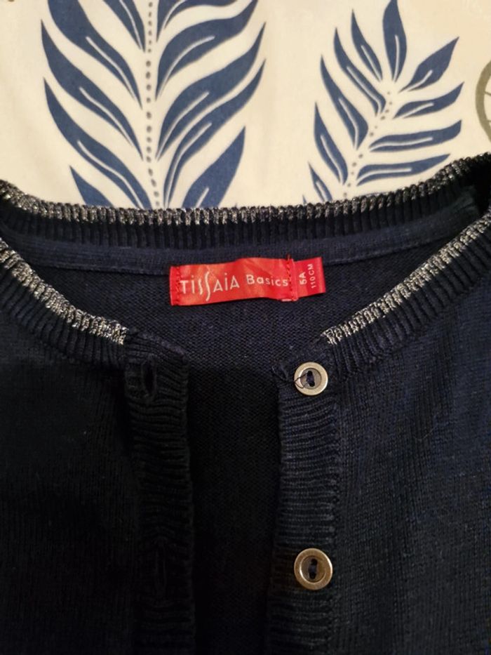 Gilet bleu foncé - photo numéro 2