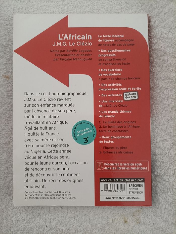 L’Africain – J.M.G. Le Clézio - photo numéro 2