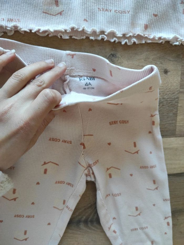 Pyjama côtelé Kiabi 4 ans - photo numéro 3