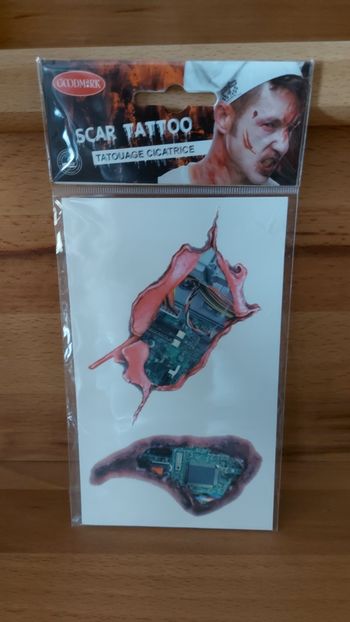 Autocollants cicatrices