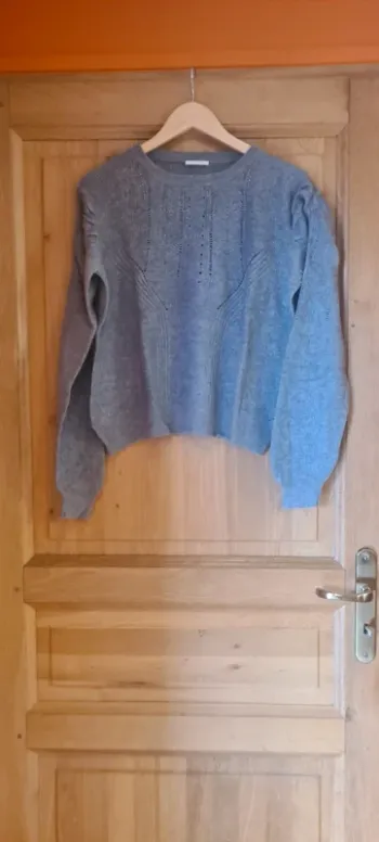 Pull gris ajouré IKKS