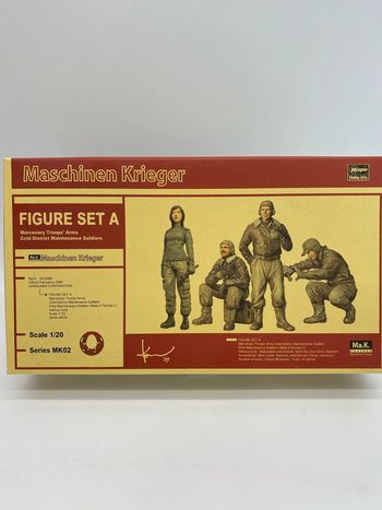 Maquette Hasegawa Maschienen Krieger Figure Set A