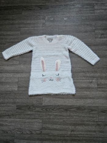 Robe d'hiver lapin taille 12/18 mois
