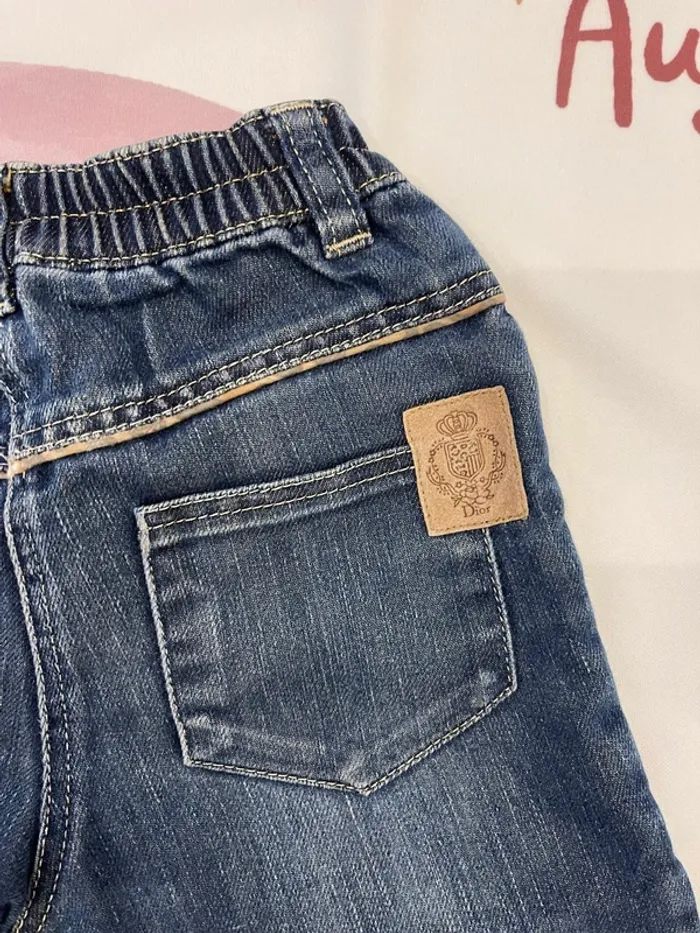 Pantalon en jean bébé fille Dior - photo numéro 5