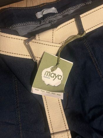 Pantalon large denim MAYA 