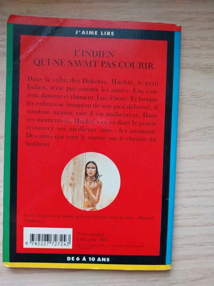 Livre " l'indien qui ne savait pas courir" pour 6 à 10A - photo numéro 4