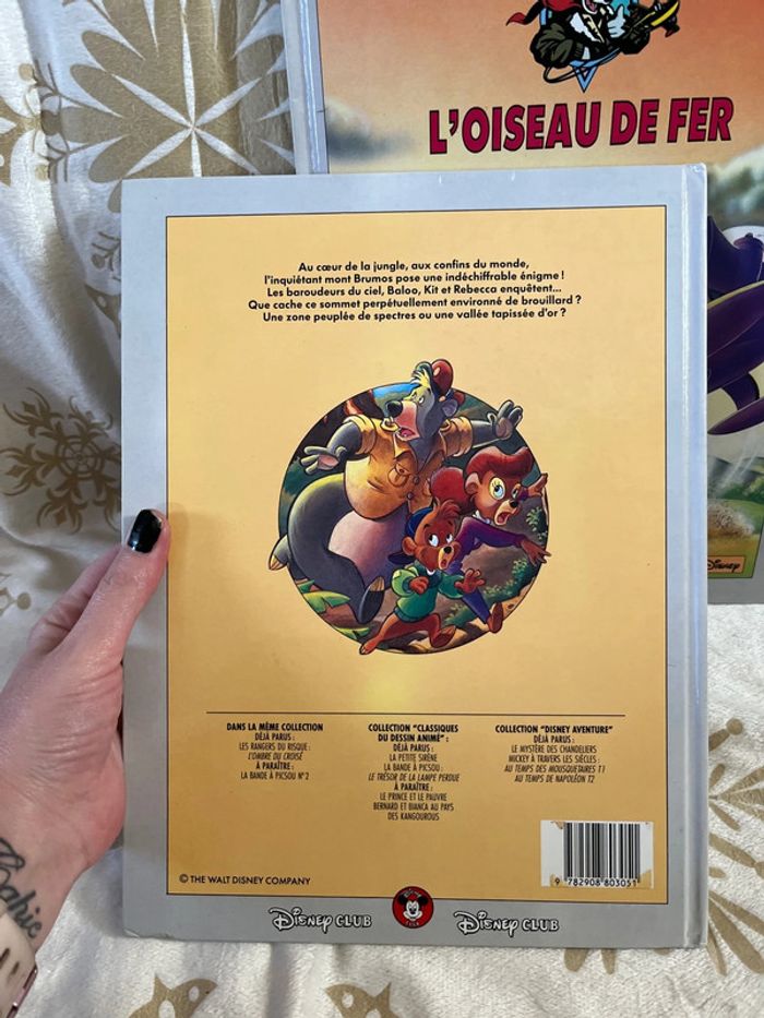 Lot de 2 livres BD vintage Super Baloo Disney Club - photo numéro 3