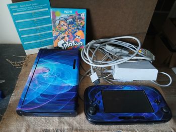 Wii u mario kart 8 inclus +splatoon+gamepad+câbles