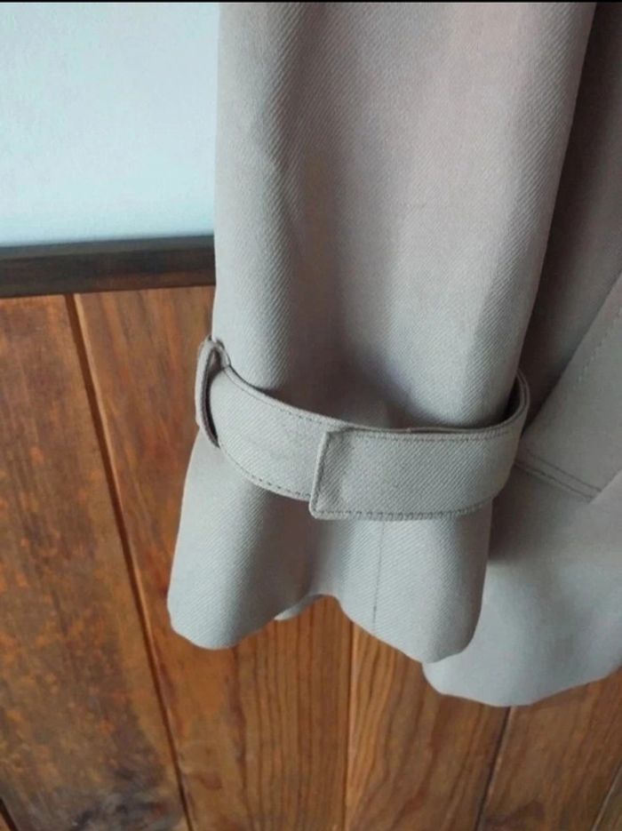 Trench marron/crème vintage - photo numéro 8
