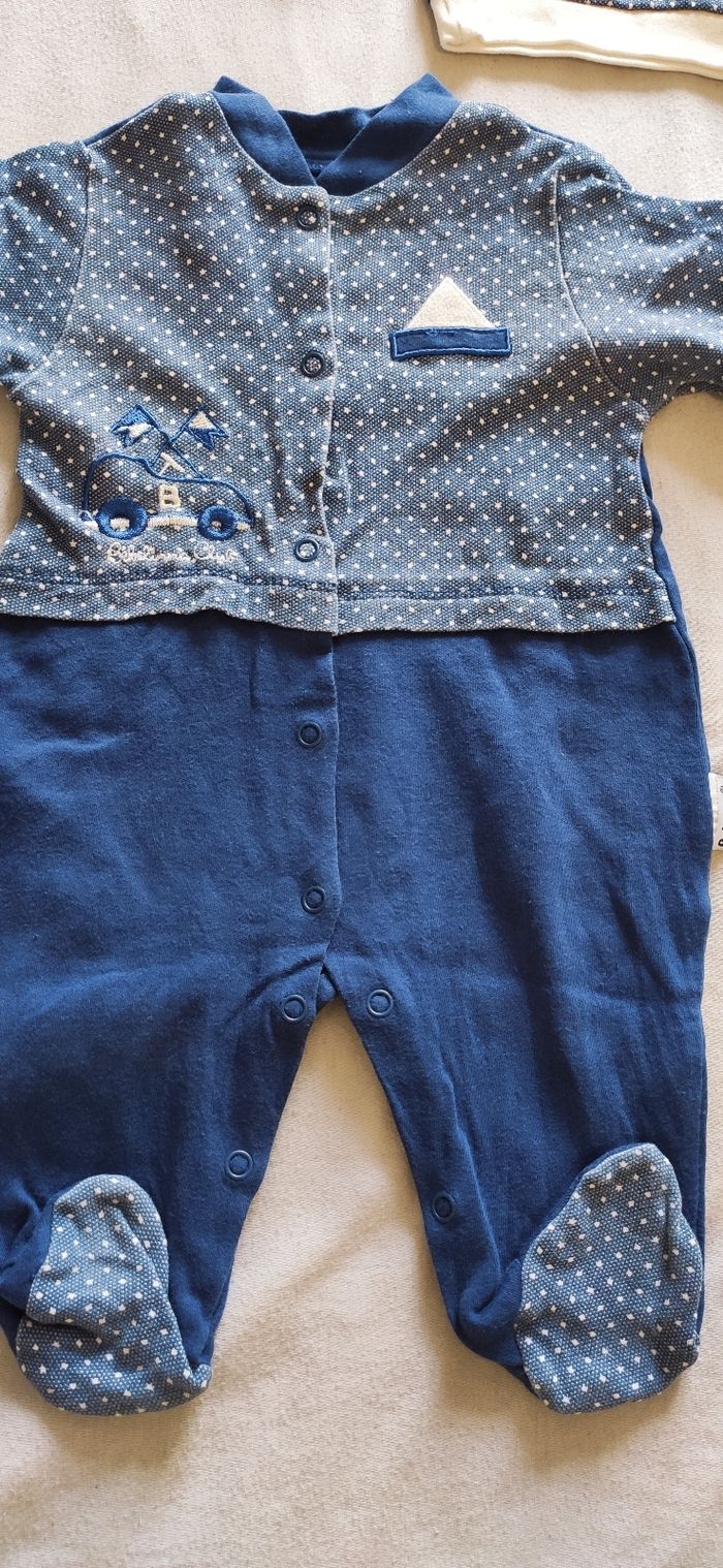 Ensemble bébé garçon 3 mois avec bonnet - photo numéro 2