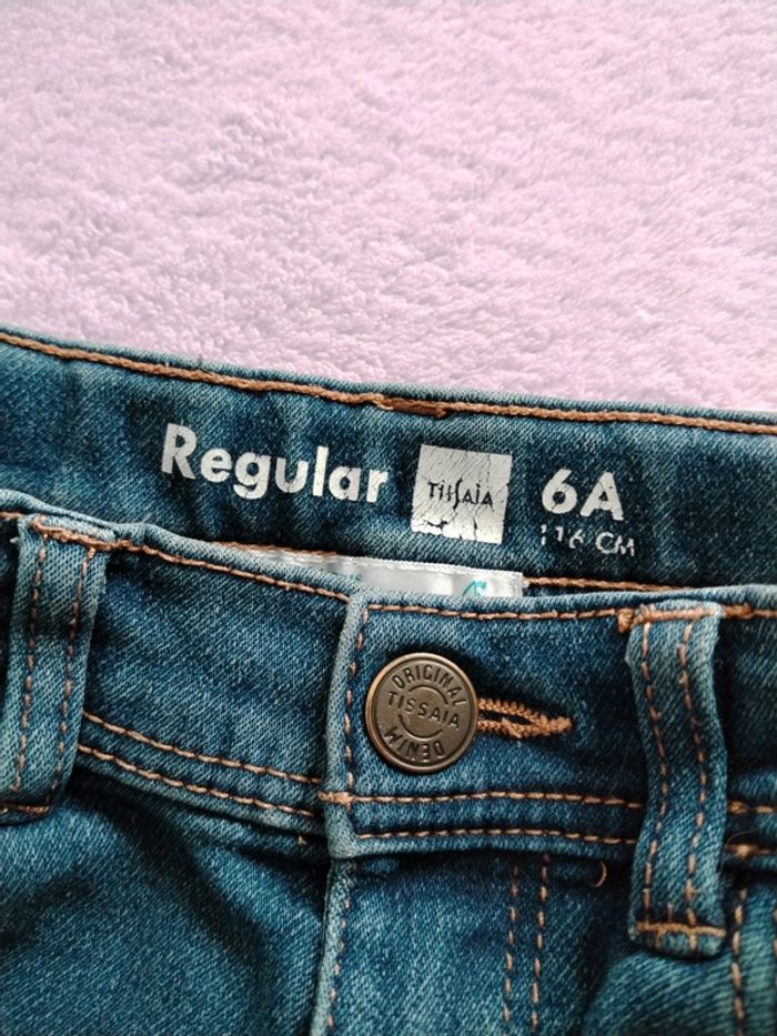 Jean regular bleu Tissaïa 6 ans - photo numéro 10