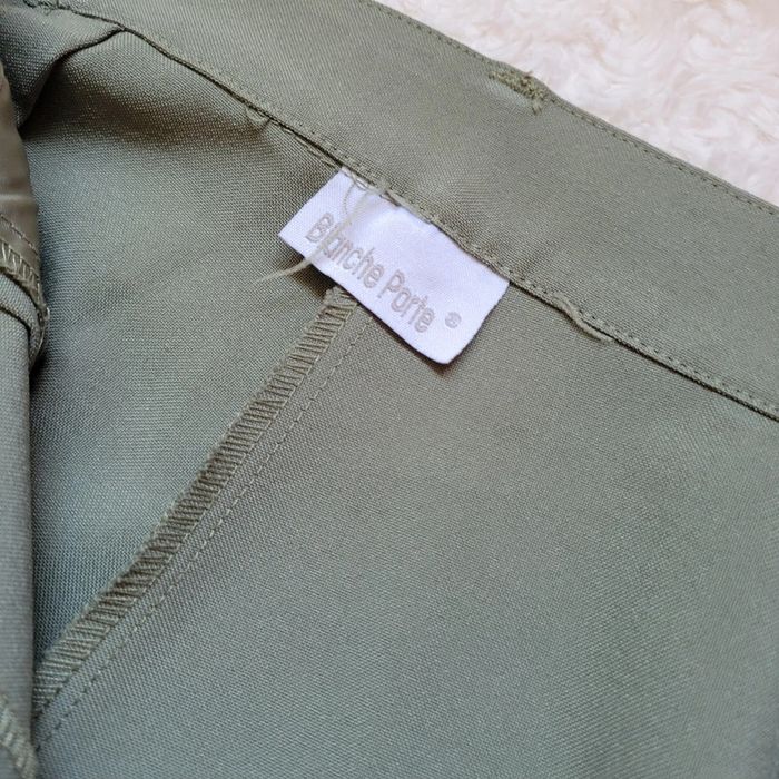 Pantalon 7/8 vert tailleur - photo numéro 8