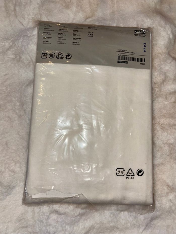 Lot 2 taies traversin neuf 25X80cm