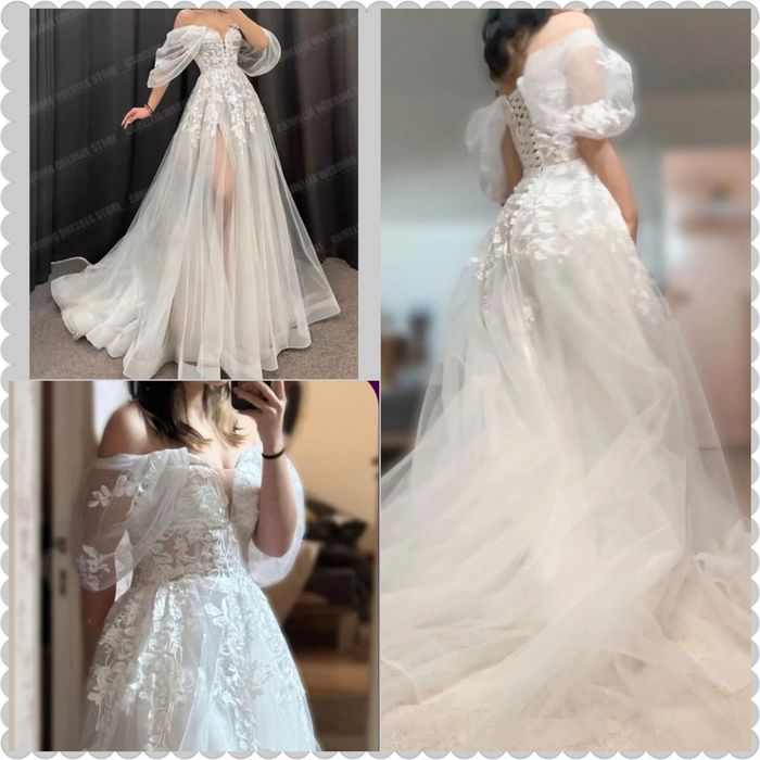 Magnifique robe de mariée blanche neuve taille 36 - 38