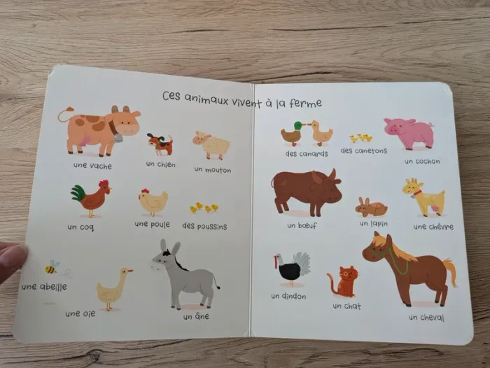 Livre carton jeune enfant La Ferme - photo numéro 6