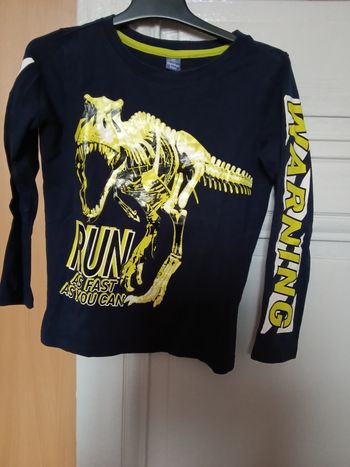 Tee-shirt dopodopo bleu marine et multicolore